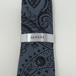 Alfani Natei Paisley Men's Tie - Blue - New with tags